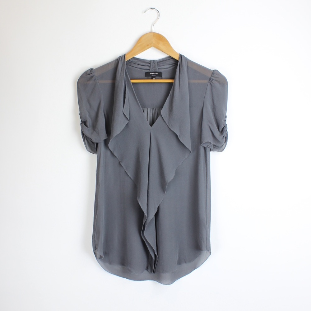 Aritzia Babaton Tinsley Silk Blouse